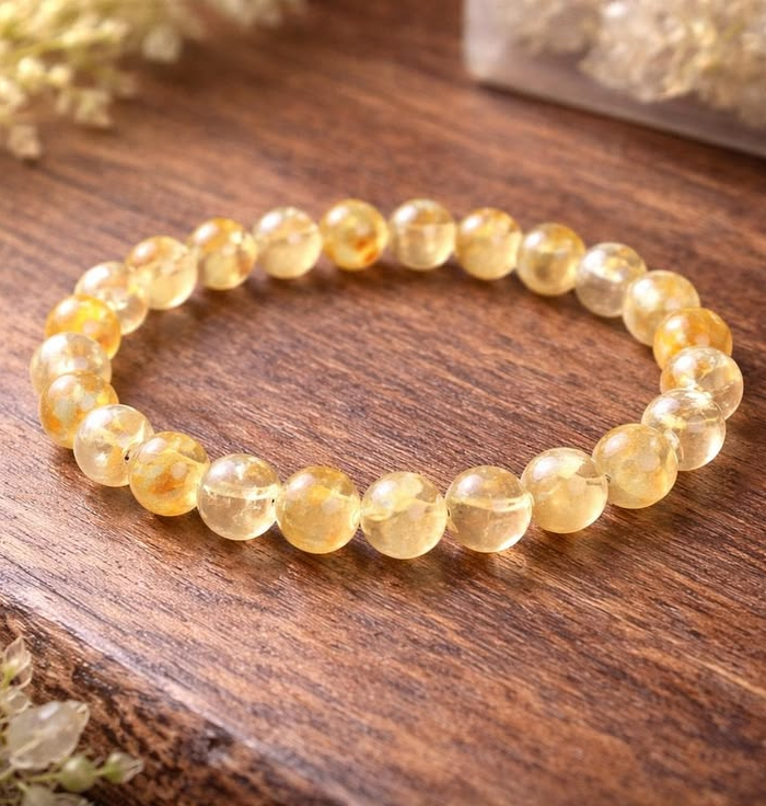 AAA+ Citrine Bracelet for wealth and abundance