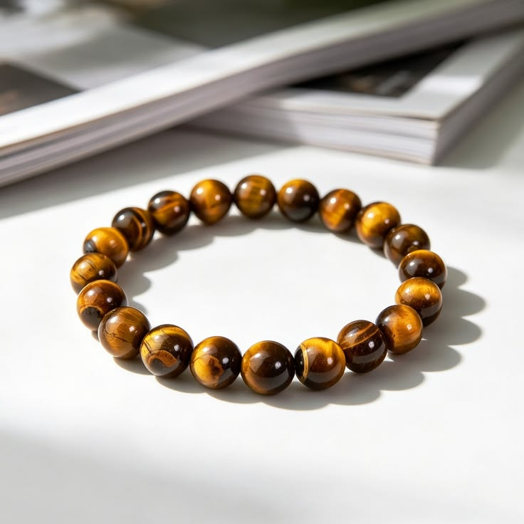 Natural Tiger Eye Stretch Bracelet
