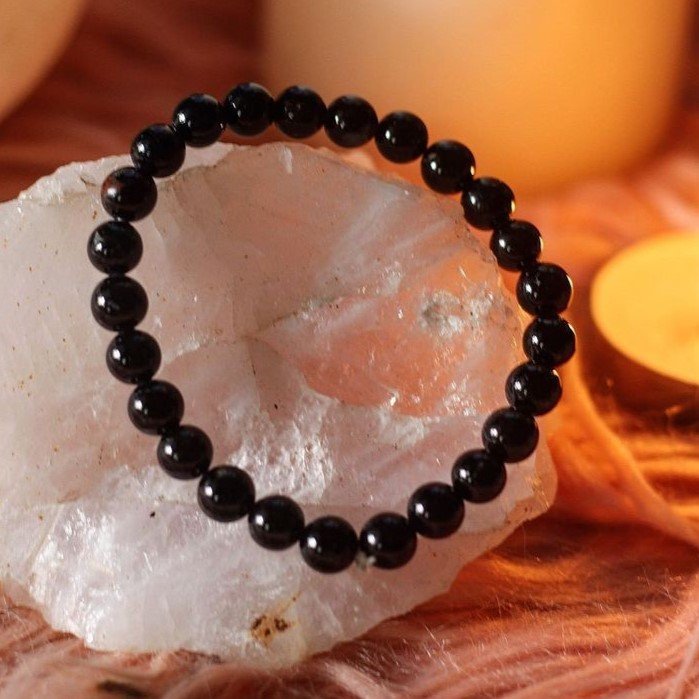 Black Tourmaline Bracelet – Natural Protection & Crystal Jewelry - Image 2
