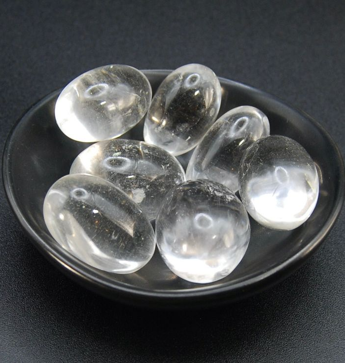 Original Sphatik Rock Crystal handmade Shiva Lingam