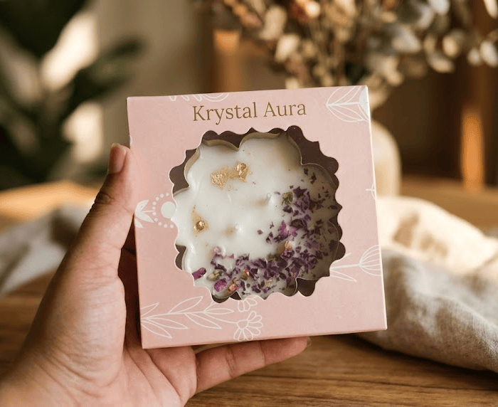 Rose & Gold Botanical Wax Melt | The "Gilded Rose"